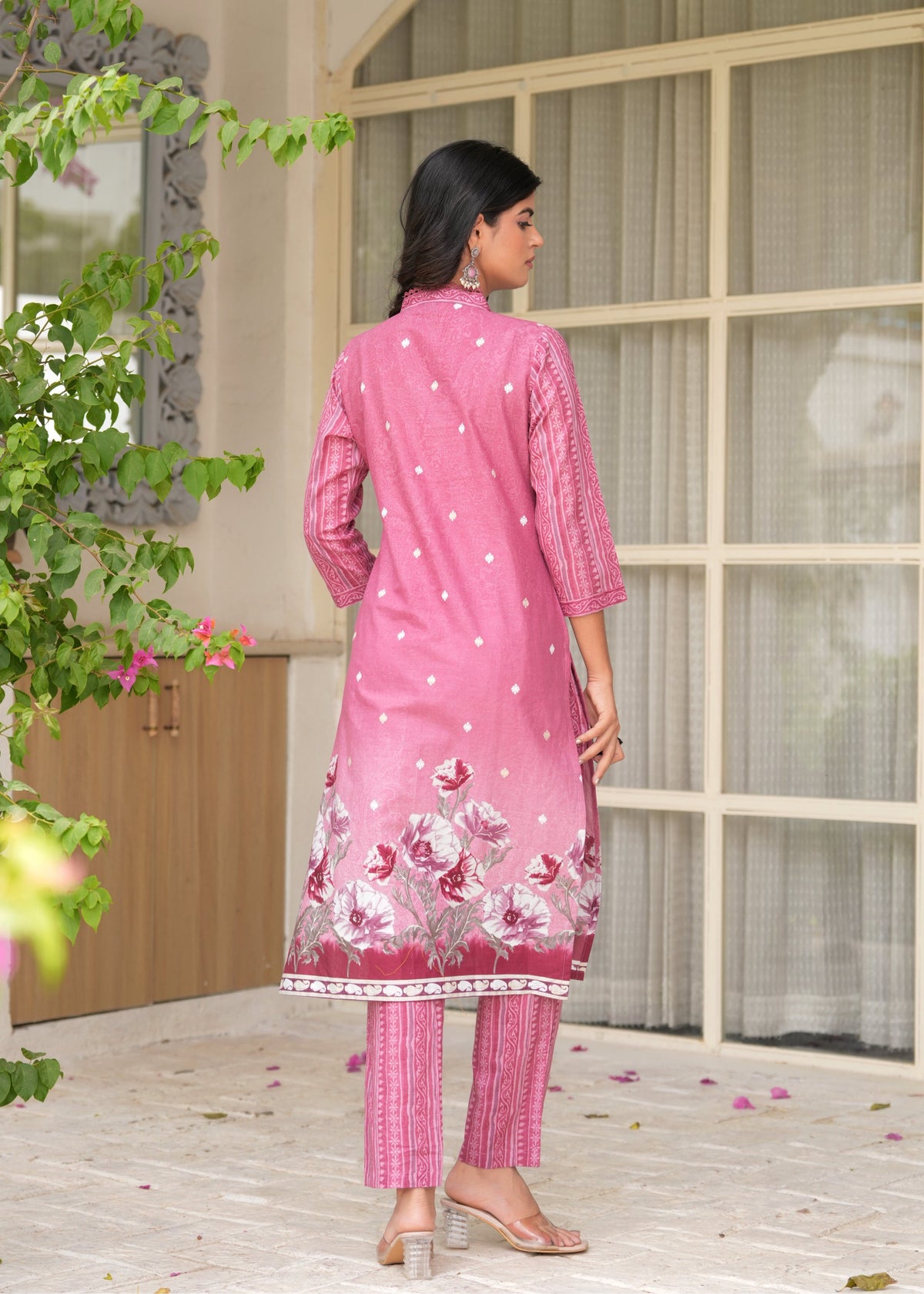 Rangvastra Floral Printed Kurta Pant Dupatta Set