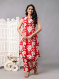 Rangvastra  Cotton Floral Printed Kurta Pant Set