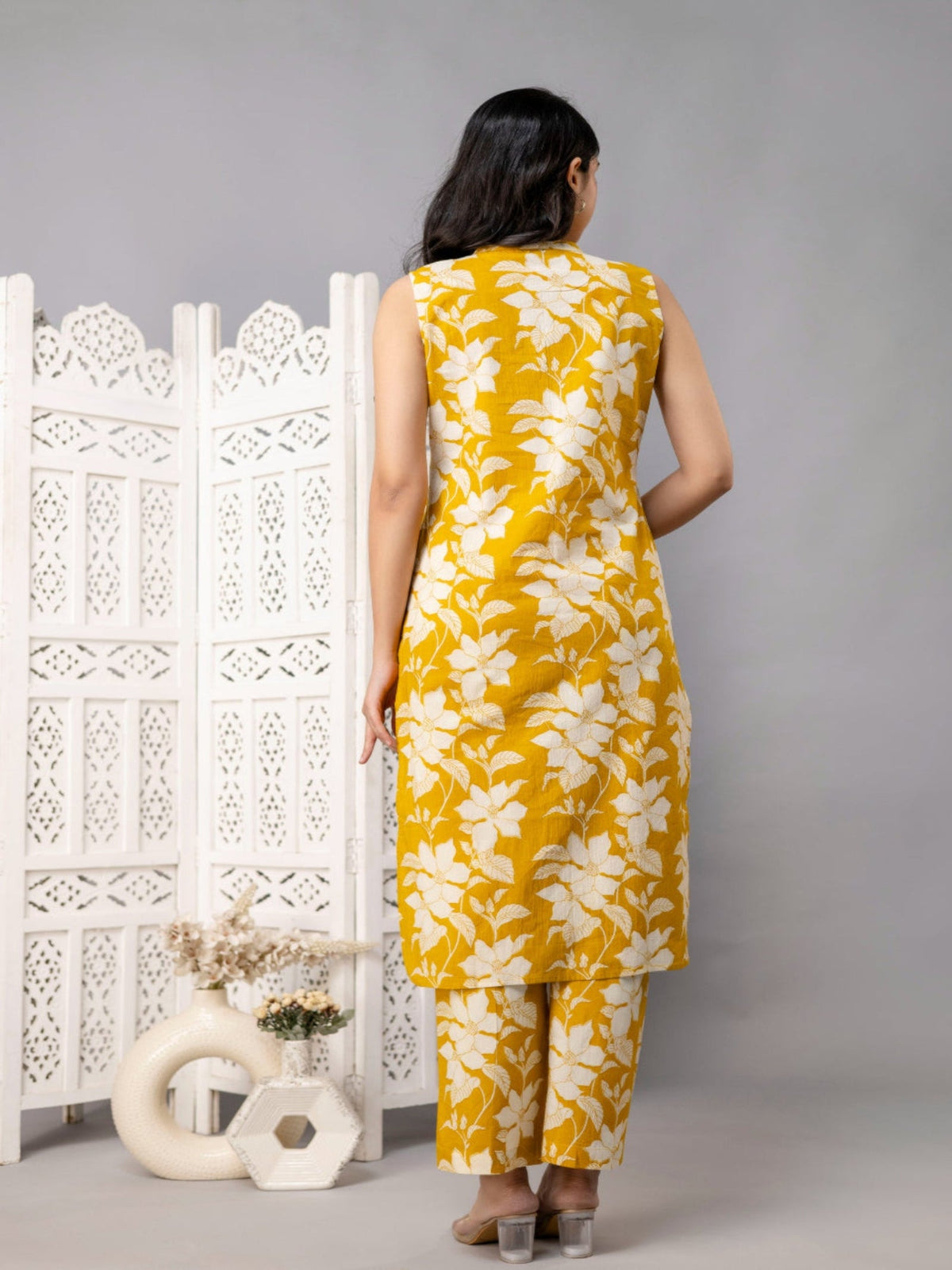 Rangvastra  Cotton Floral Printed Kurta Pant Set
