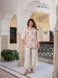 Rangvastra Off White Embroidered Printed Co-ords Set