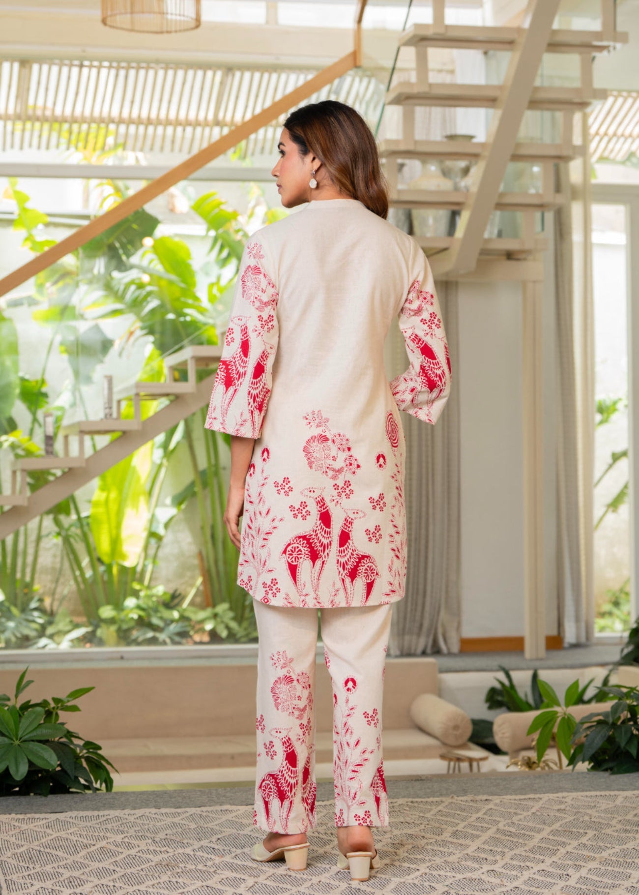 Maluka Women Cotton Top Pant Co-ord Set