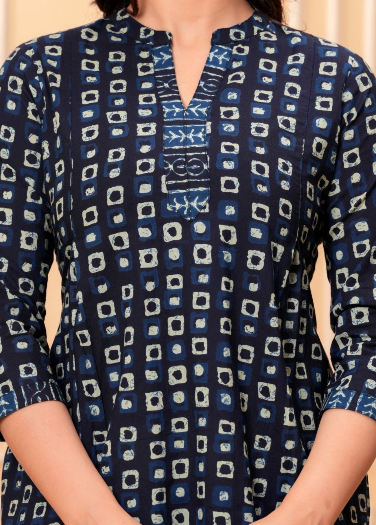 Maluka Women Cotton Box Printed Top