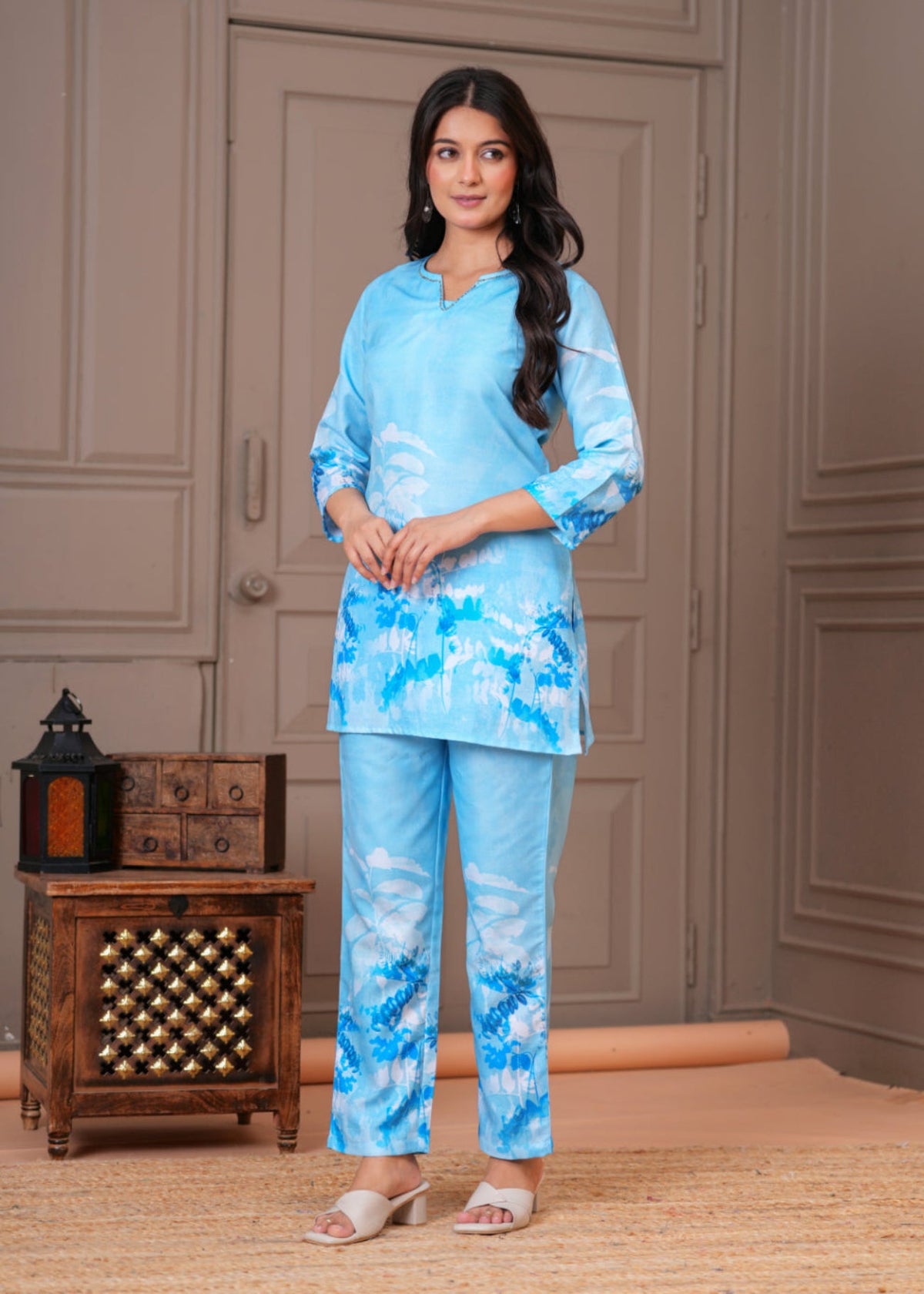Rangvastra Cotton Printed Top Pant Co-ord Set