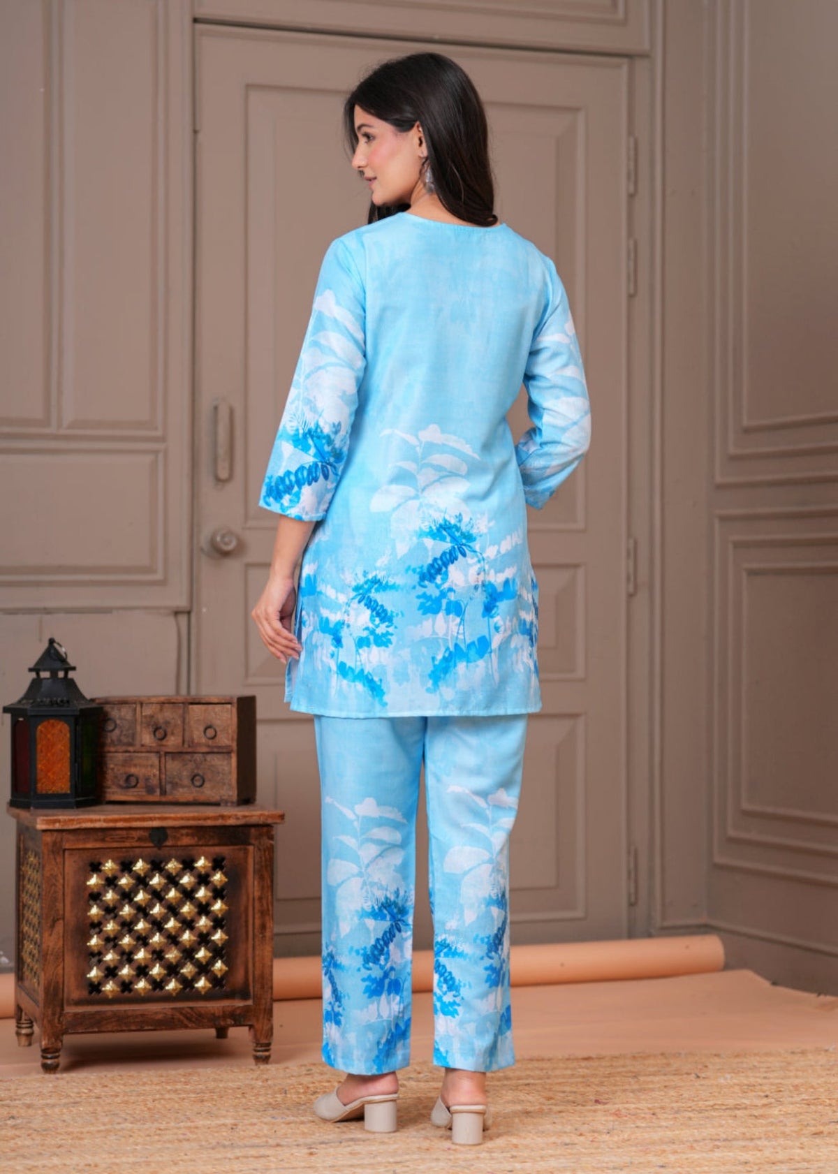 Rangvastra Cotton Printed Top Pant Co-ord Set